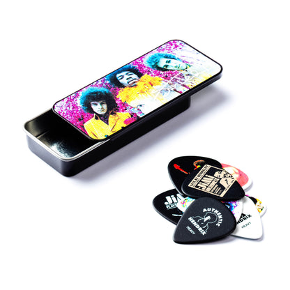 Jim Dunlop DUNLOP JIMI HENDRIX EXPERIENCED? PICK TIN GUITAR PICK REFILL BOX MEDIUM - JHPT01M