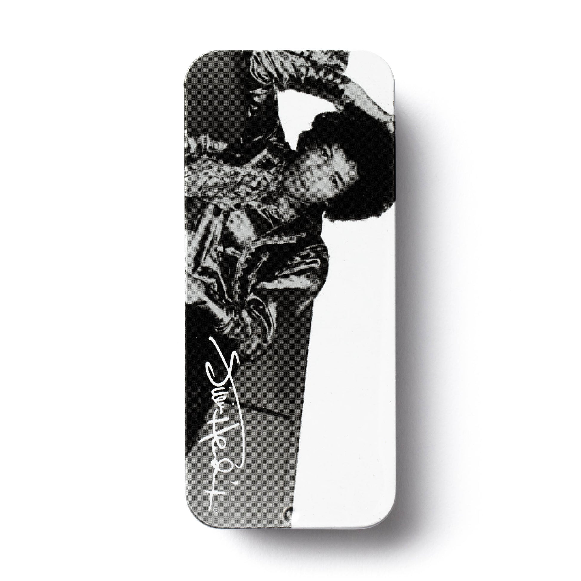 Jim Dunlop DUNLOP JIMI HENDRIX SILVER PORTRAIT PICK TIN GUITAR PICK REFILL BOX HEAVY - JHPT05H