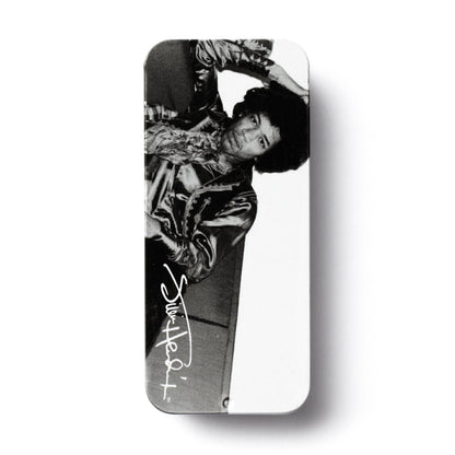 Jim Dunlop DUNLOP JIMI HENDRIX SILVER PORTRAIT PICK TIN GUITAR PICK REFILL BOX HEAVY - JHPT05H