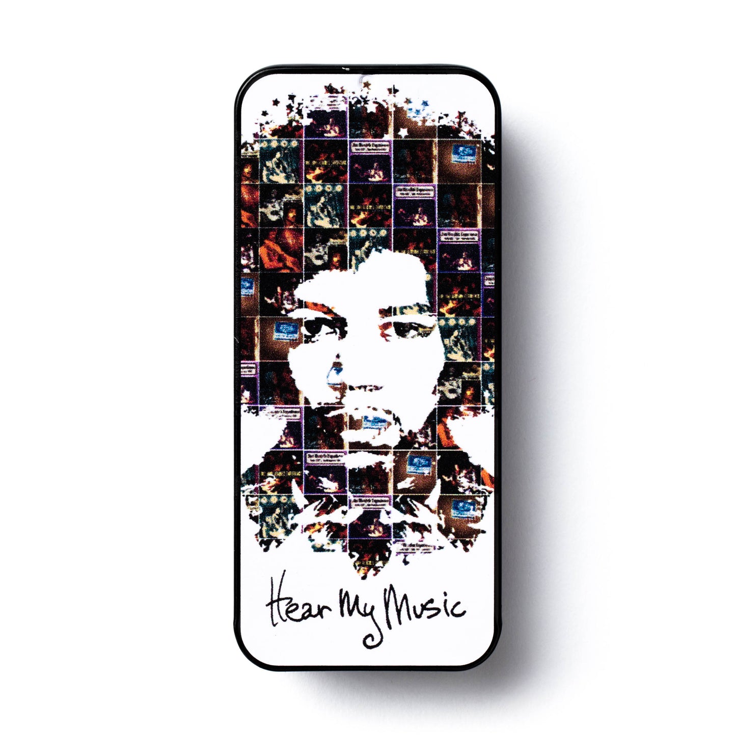 Jim Dunlop DUNLOP JIMI HENDRIX HEAR MY MUSIC PICK TIN GUITAR PICK REFILL BOX MEDIUM - JHPT07M