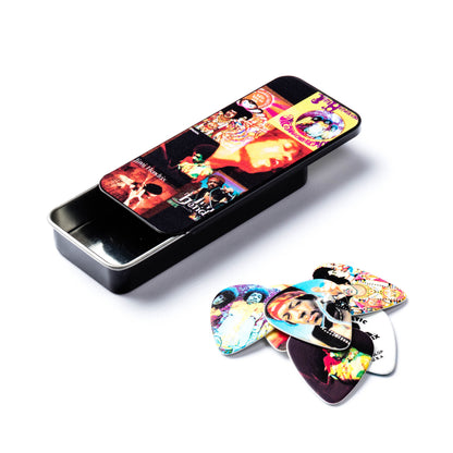 Jim Dunlop DUNLOP JIMI HENDRIX MONTAGE PICK TIN GUITAR PICK REFILL BOX HEAVY - JHPT08H