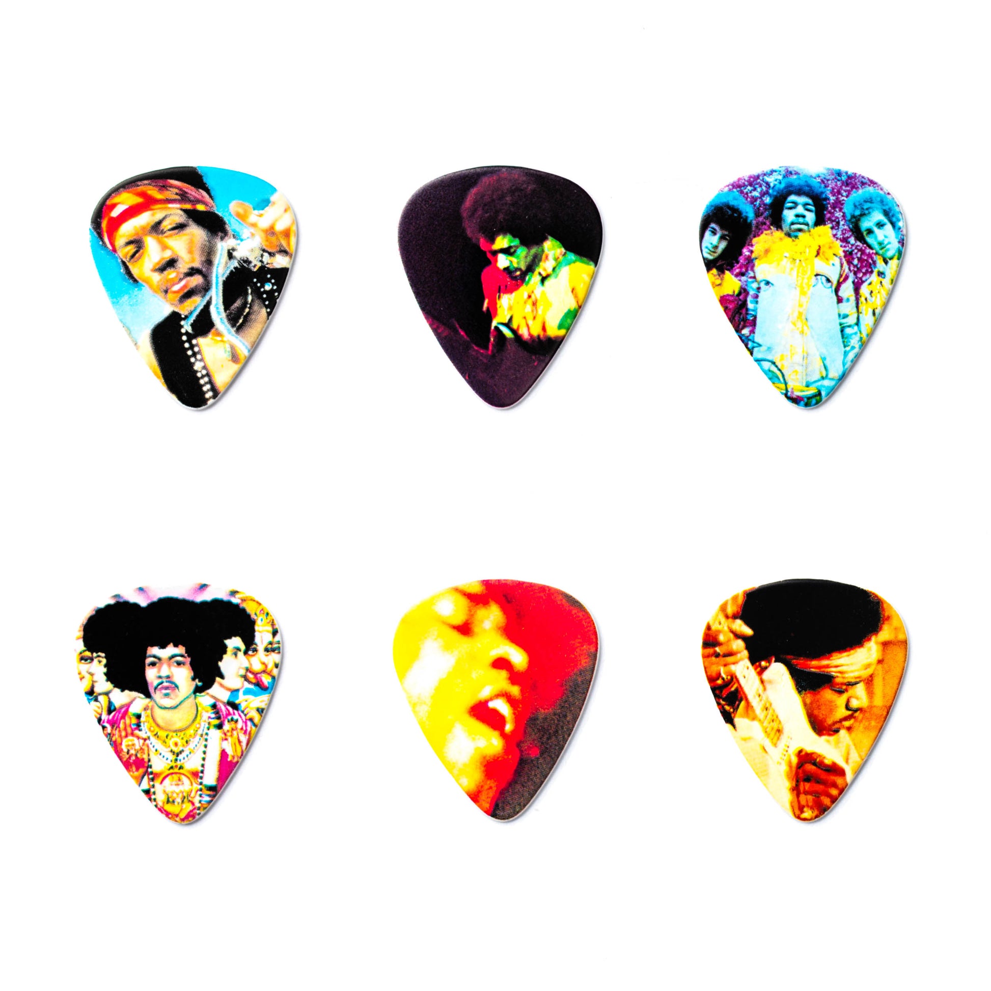 Jim Dunlop DUNLOP JIMI HENDRIX MONTAGE PICK TIN GUITAR PICK REFILL BOX HEAVY - JHPT08H