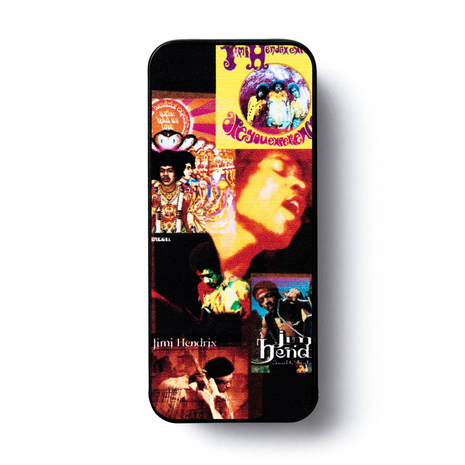 Jim Dunlop DUNLOP JIMI HENDRIX MONTAGE PICK TIN GUITAR PICK REFILL BOX HEAVY - JHPT08H