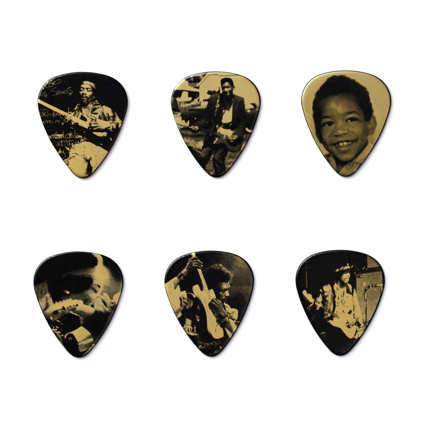 Jim Dunlop DUNLOP JIMI HENDRIX WEST COAST BOY PICK TIN GUITAR PICK REFILL BOX HEAVY - JHPT10H