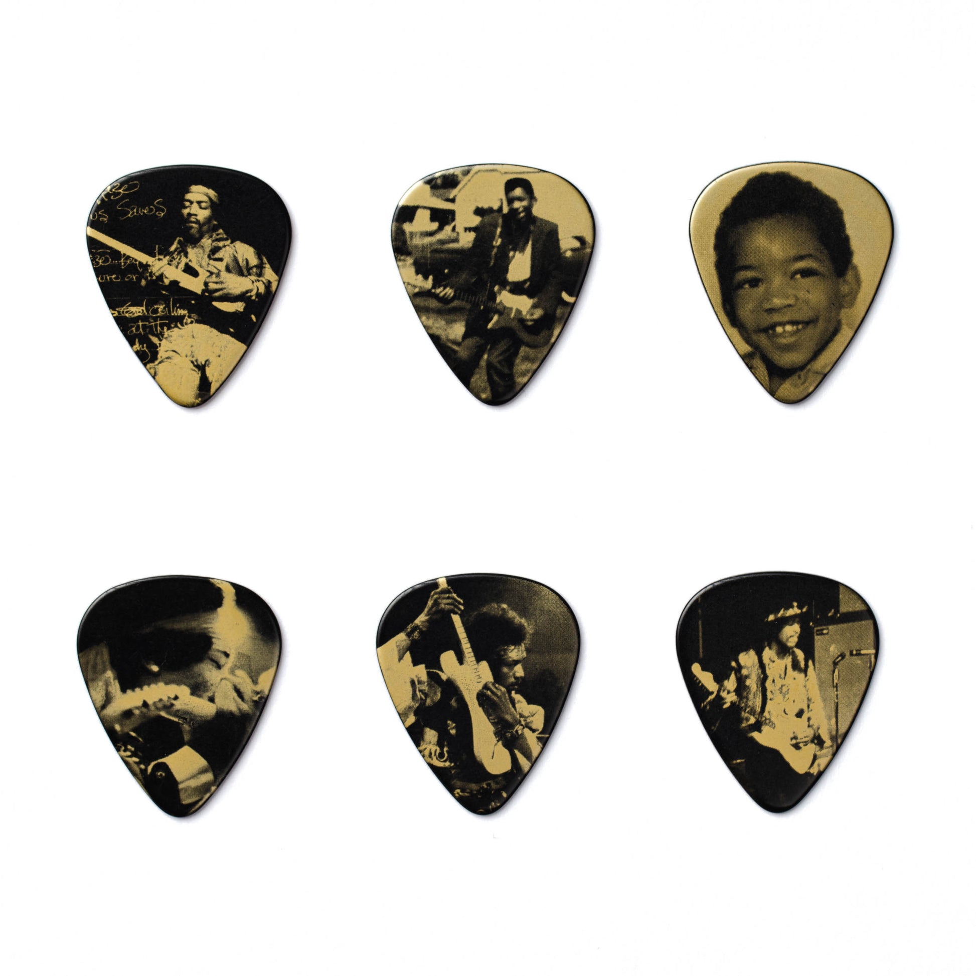 Jim Dunlop DUNLOP JIMI HENDRIX WEST COAST BOY PICK TIN GUITAR PICK REFILL BOX HEAVY - JHPT10H