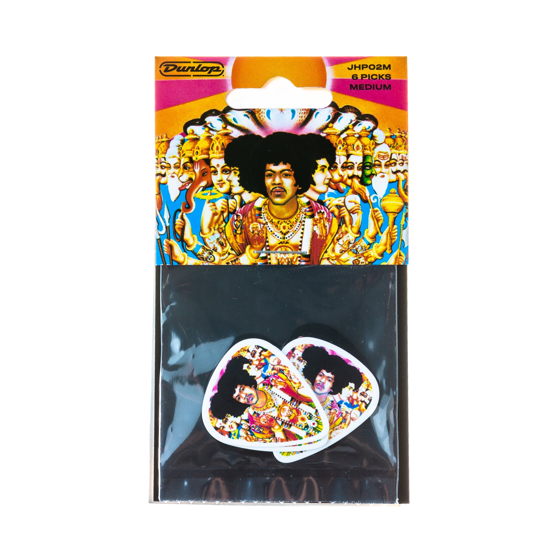 Jim Dunlop DUNLOP JIMI HENDRIX BOLD AS LOVE GUITAR PICK PLAYER'S PACK 06-PACK - JHP02M