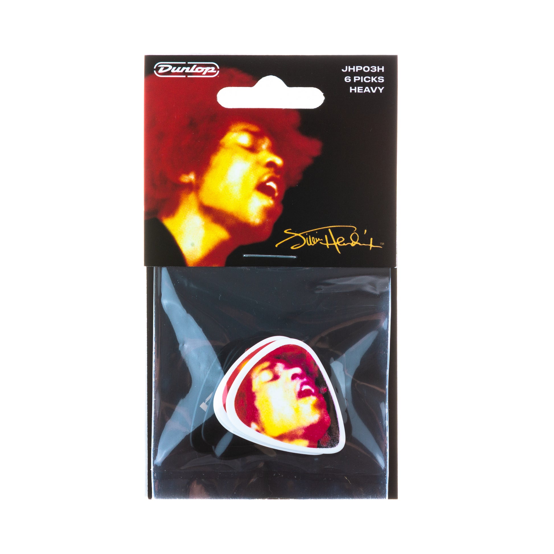 Jim Dunlop DUNLOP JIMI HENDRIX ELECTRIC LADYLAND GUITAR PICK PLAYER'S PACK 06-PACK - JHP03H