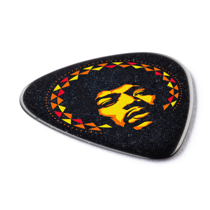 Jim Dunlop DUNLOP JIMI HENDRIX '69 PSYCH SERIES AURA MANDALA GUITAR PICK PLAYER'S PACK HEAVY 06-PACK - JHP16HV
