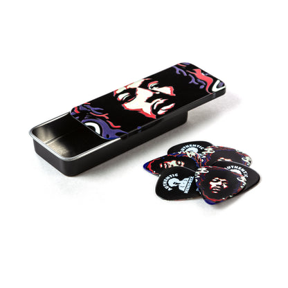 Jim Dunlop DUNLOP JIMI HENDRIX STAR HAZE PICK TIN GUITAR PICK REFILL BOX HEAVY - JHPT15H