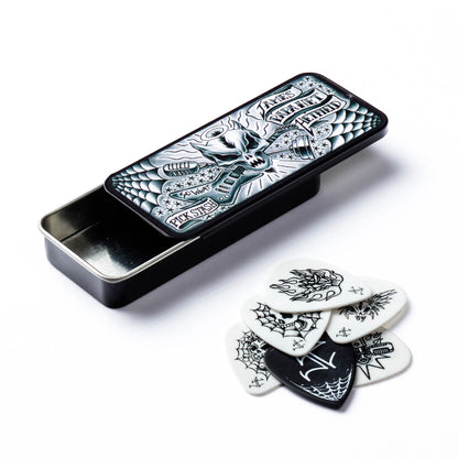 Jim Dunlop DUNLOP JAMES HETFIELD .88mm PICK TIN GUITAR PICK REFILL BOX - JPH01T088