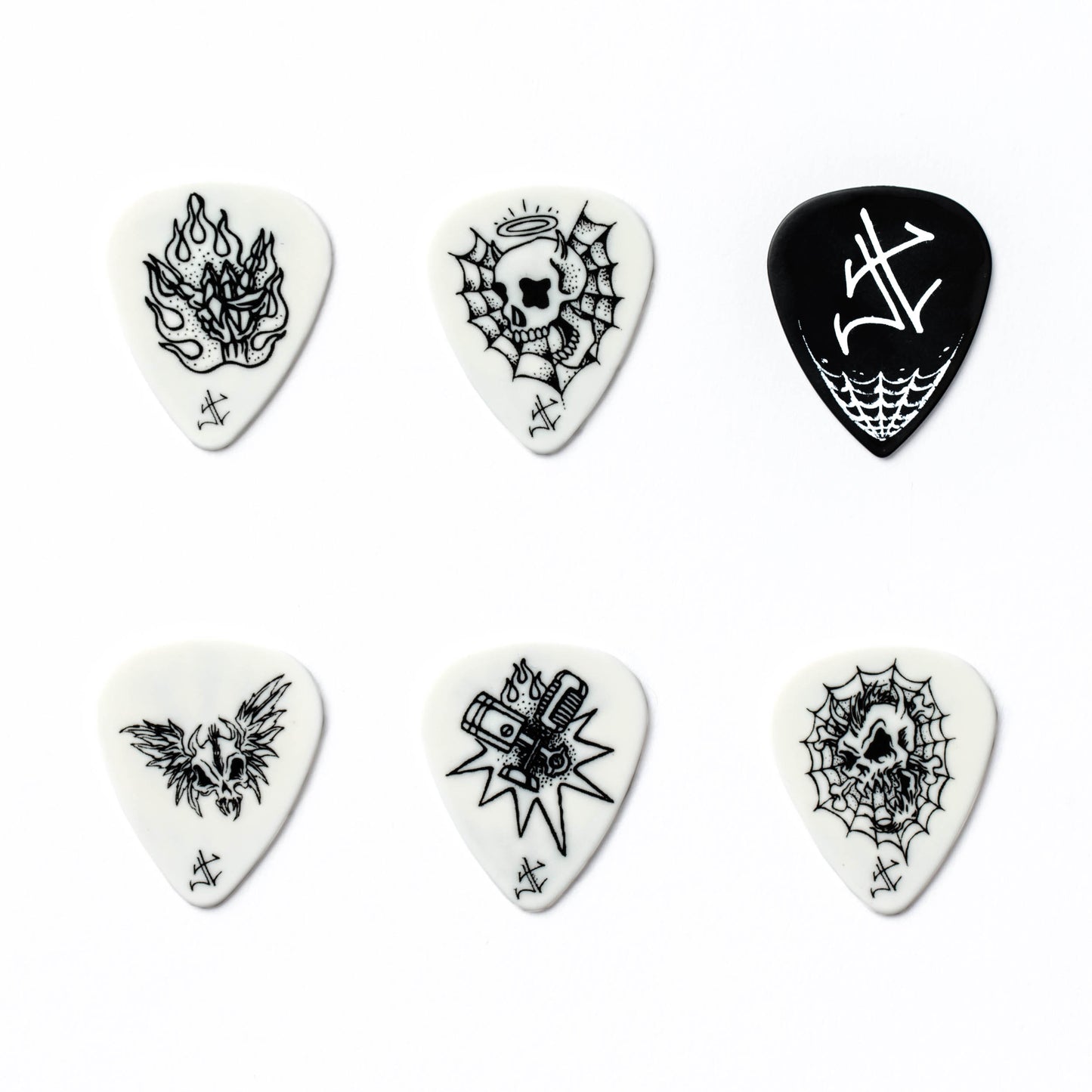 Jim Dunlop DUNLOP JAMES HETFIELD .88mm PICK TIN GUITAR PICK REFILL BOX - JPH01T088