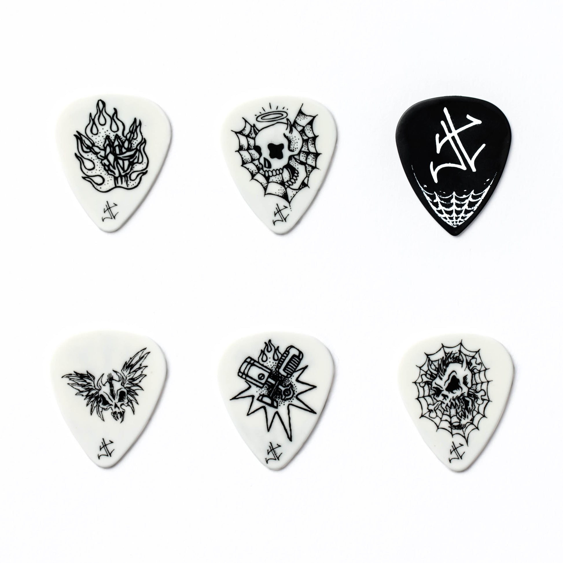 Jim Dunlop DUNLOP JAMES HETFIELD .88mm PICK TIN GUITAR PICK REFILL BOX - JPH01T088