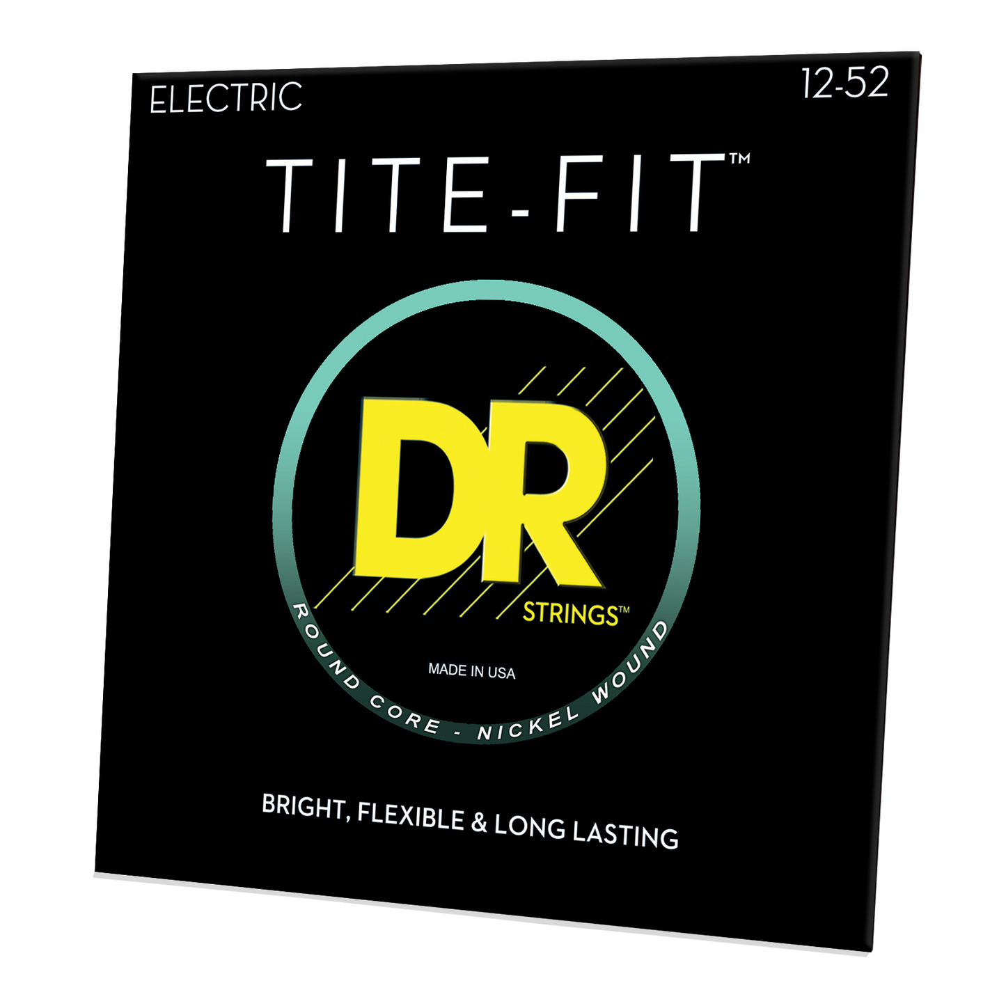 DR Strings DR TITE-FIT Nickel Plated Steel Electric Guitar String Set - 12-52 Jazz JZ-12 Wound 3rd