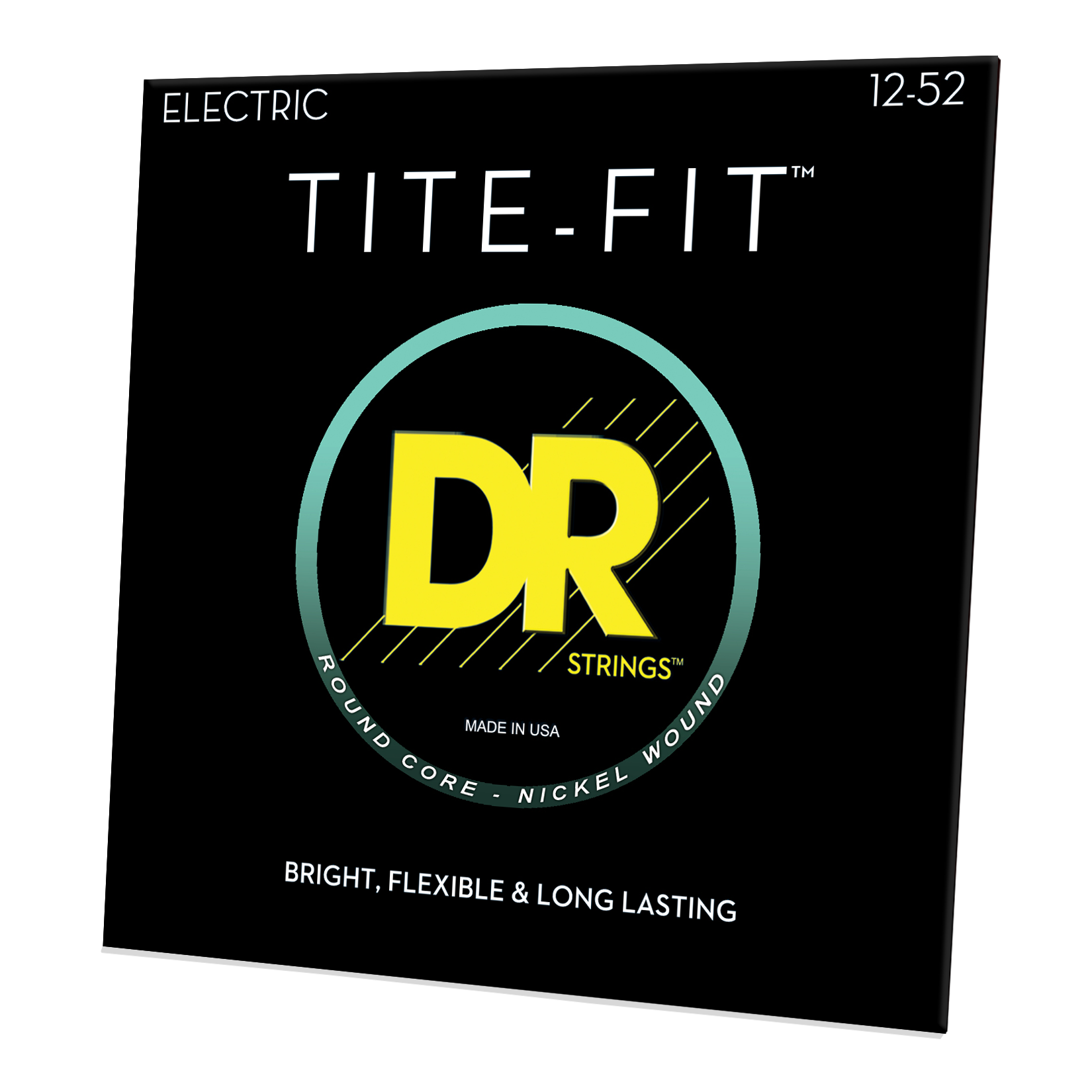 DR Strings DR TITE-FIT Nickel Plated Steel Electric Guitar String Set - 12-52 Jazz JZ-12 Wound 3rd