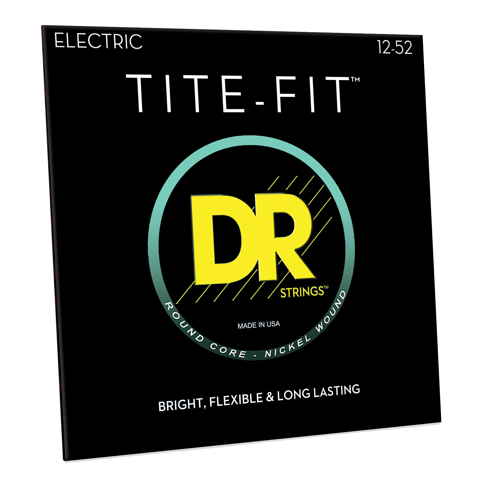 DR Strings DR TITE-FIT Nickel Plated Steel Electric Guitar String Set - 12-52 Jazz JZ-12 Wound 3rd