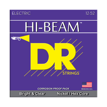 DR Strings DR HI-BEAM Electric Guitar String Set - 12-52 Jazz JZR-12