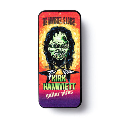 Jim Dunlop DUNLOP KIRK HAMMETT THE MONSTER IS LOOSE! .88mm PICK TIN GUITAR PICK REFILL BOX - KH01T088