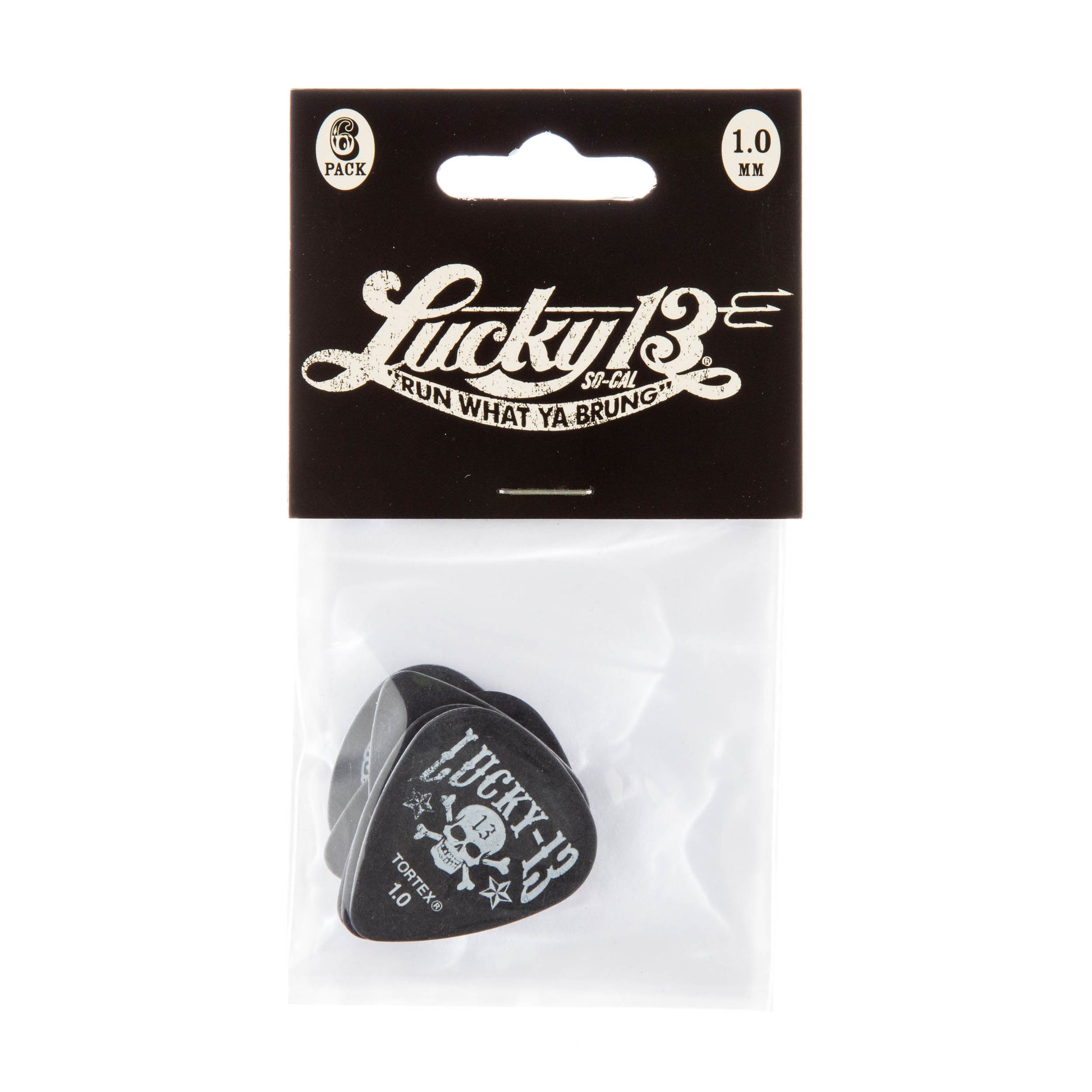 Jim Dunlop DUNLOP LUCKY 13 ASSORTMENT 2 - 1.0mm GUITAR PICK PLAYER'S PACK 06-PACK - L13CP100