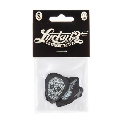 Jim Dunlop DUNLOP LUCKY 13 ASSORTMENT 2 - .60mm GUITAR PICK PLAYER'S PACK 06-PACK - L13CP060