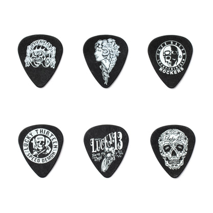 Jim Dunlop DUNLOP LUCKY 13 PICK TIN GUITAR PICK REFILL BOX - L13CT073