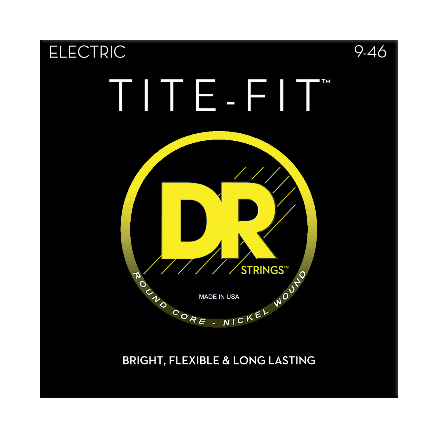 DR Strings DR TITE-FIT Nickel Plated Steel Electric Guitar String Set - 09-46 Light-Heavy LH-9