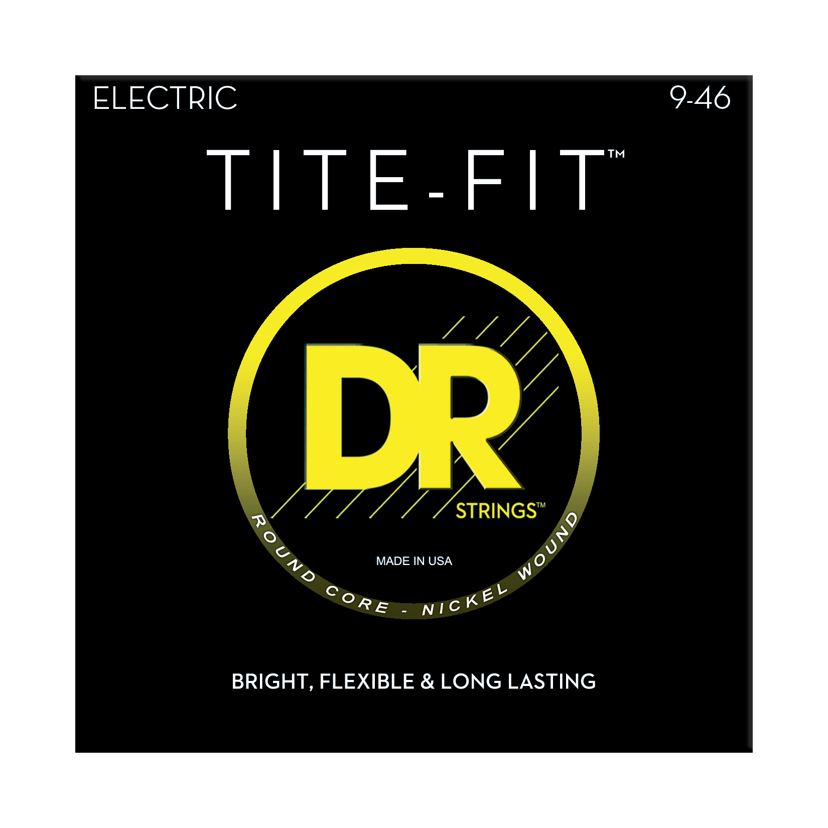 DR Strings DR TITE-FIT Nickel Plated Steel Electric Guitar String Set - 09-46 Light-Heavy LH-9