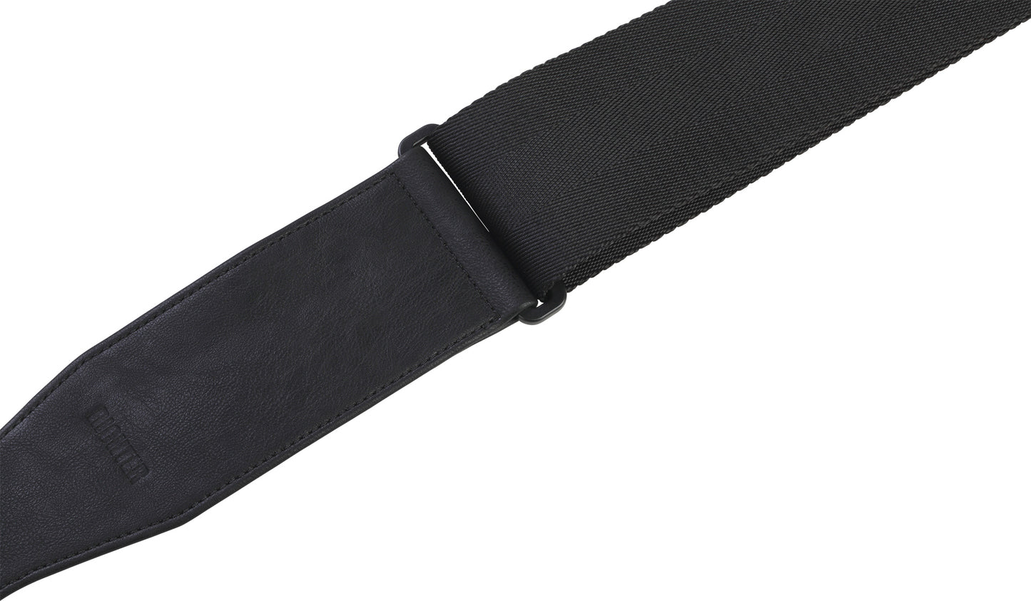 Warwick Sadowsky Nylon Bass Strap - Black w/ Gold Embossing - LS B S NYL BK G