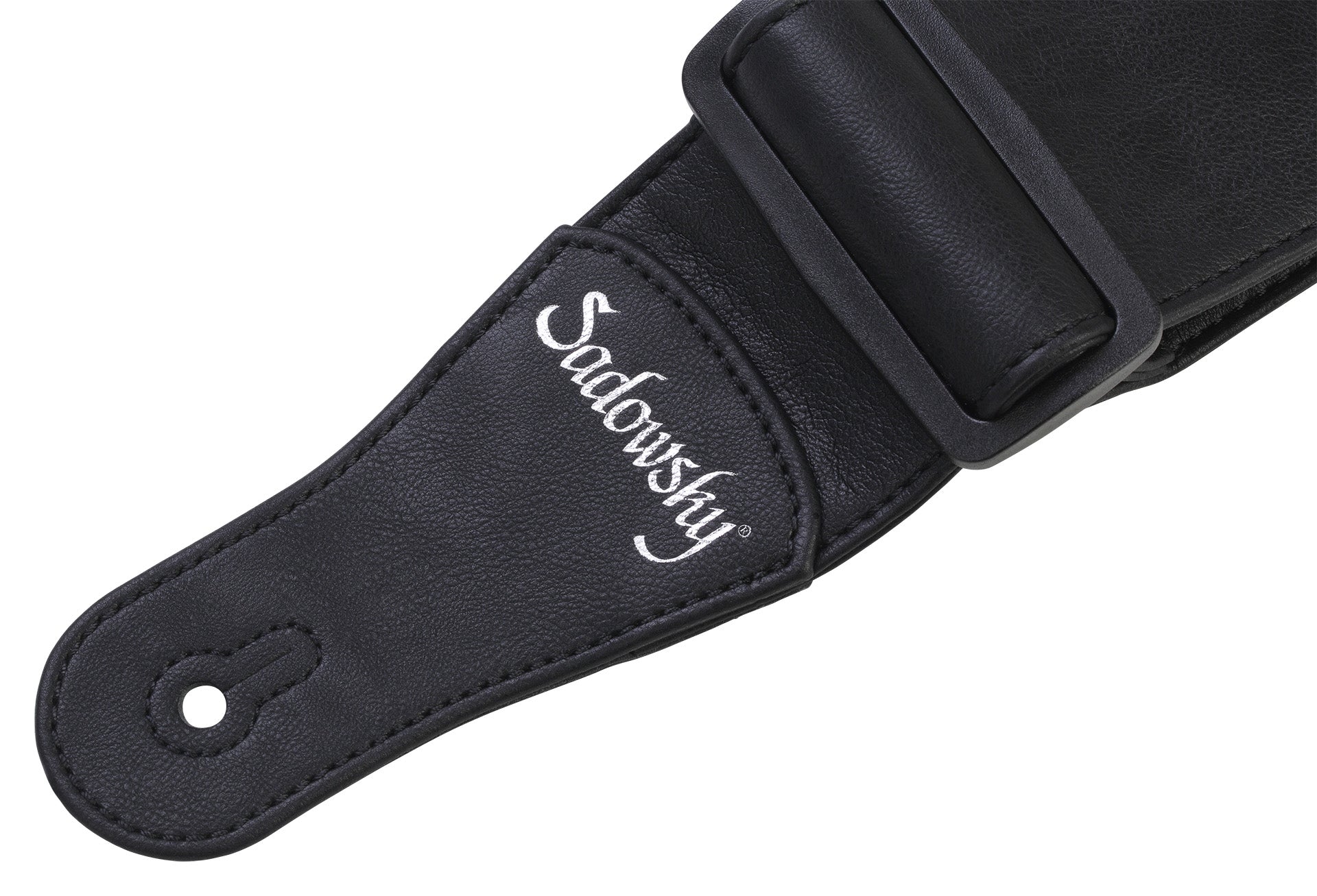 Warwick Sadowsky Synthetic Leather Bass Strap - Black w/ Tri-Glide Adjustment - LS B S SL 70 BK S