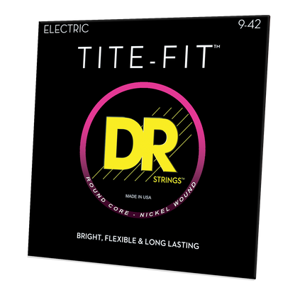 DR Strings DR TITE-FIT Nickel Plated Steel Electric Guitar String Set - 09-42 Light LT-9
