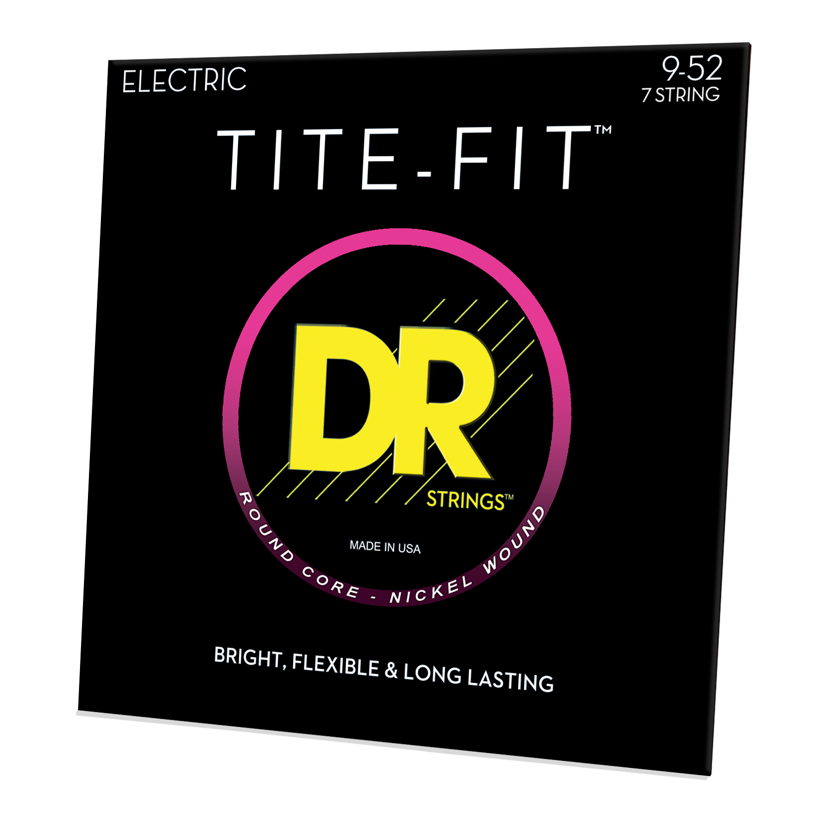 DR Strings DR TITE-FIT Nickel Plated Steel Electric Guitar String Set - 7-String 09-52 Light LT7-9