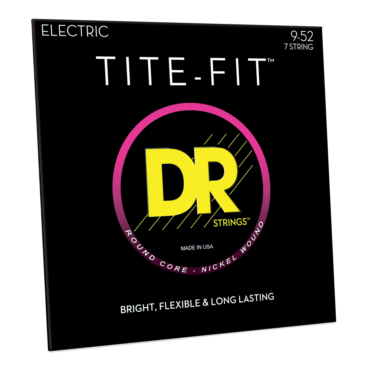 DR Strings DR TITE-FIT Nickel Plated Steel Electric Guitar String Set - 7-String 09-52 Light LT7-9