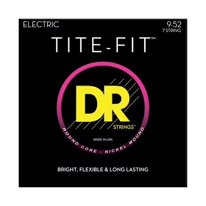 DR Strings DR TITE-FIT Nickel Plated Steel Electric Guitar String Set - 7-String 09-52 Light LT7-9