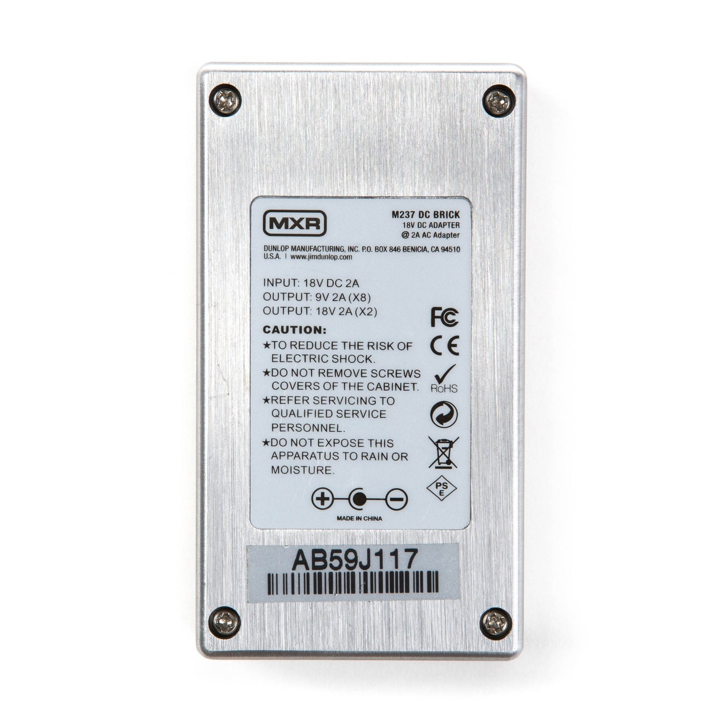 MXR MXR DC BRICK POWER SUPPLY - M237