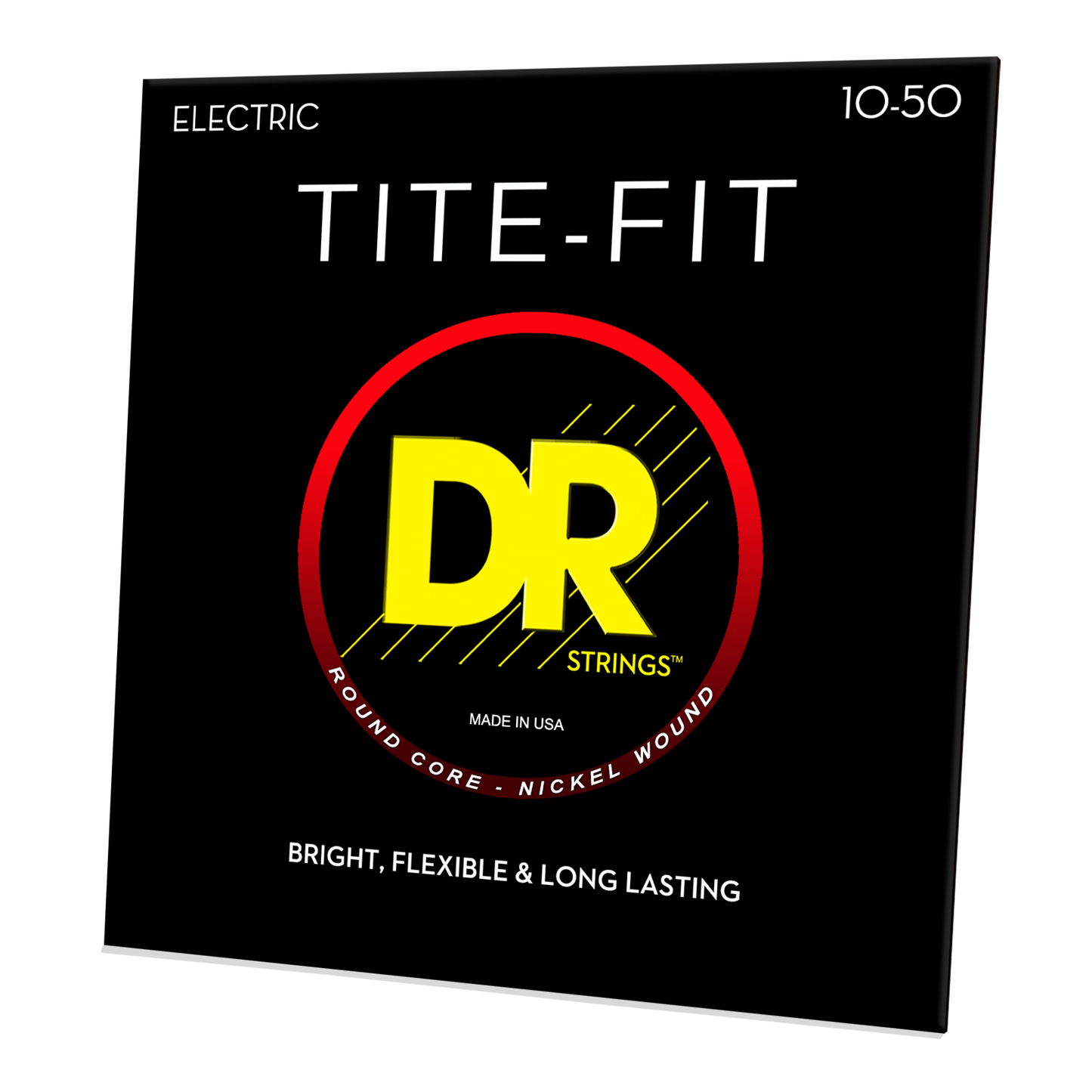 DR Strings DR TITE-FIT Nickel Plated Steel Electric Guitar String Set - 10-50 Medium-Heavy MH-10