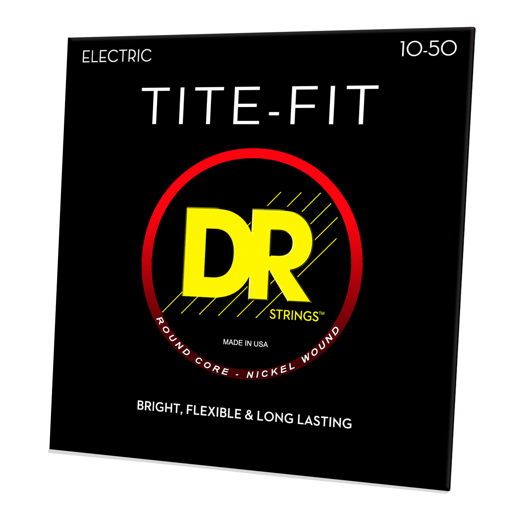 DR Strings DR TITE-FIT Nickel Plated Steel Electric Guitar String Set - 10-50 Medium-Heavy MH-10