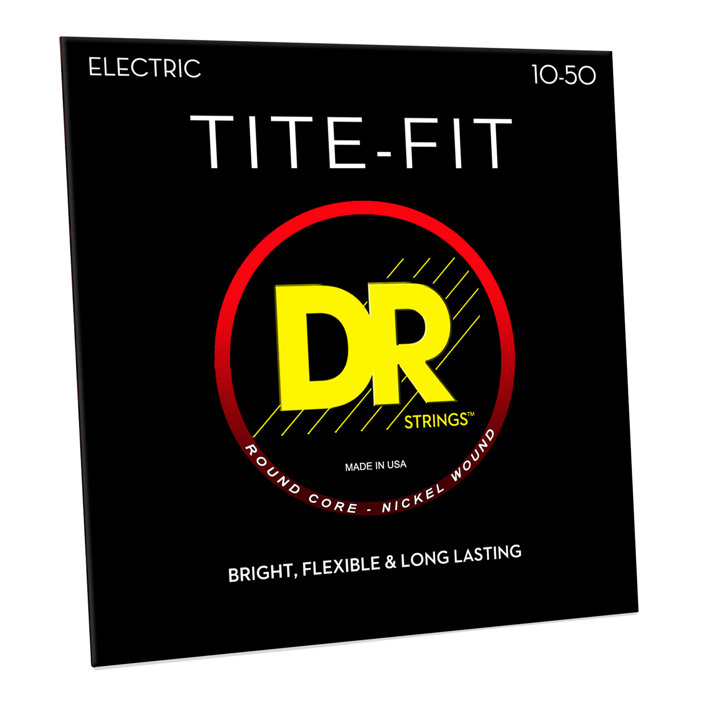 DR Strings DR TITE-FIT Nickel Plated Steel Electric Guitar String Set - 10-50 Medium-Heavy MH-10