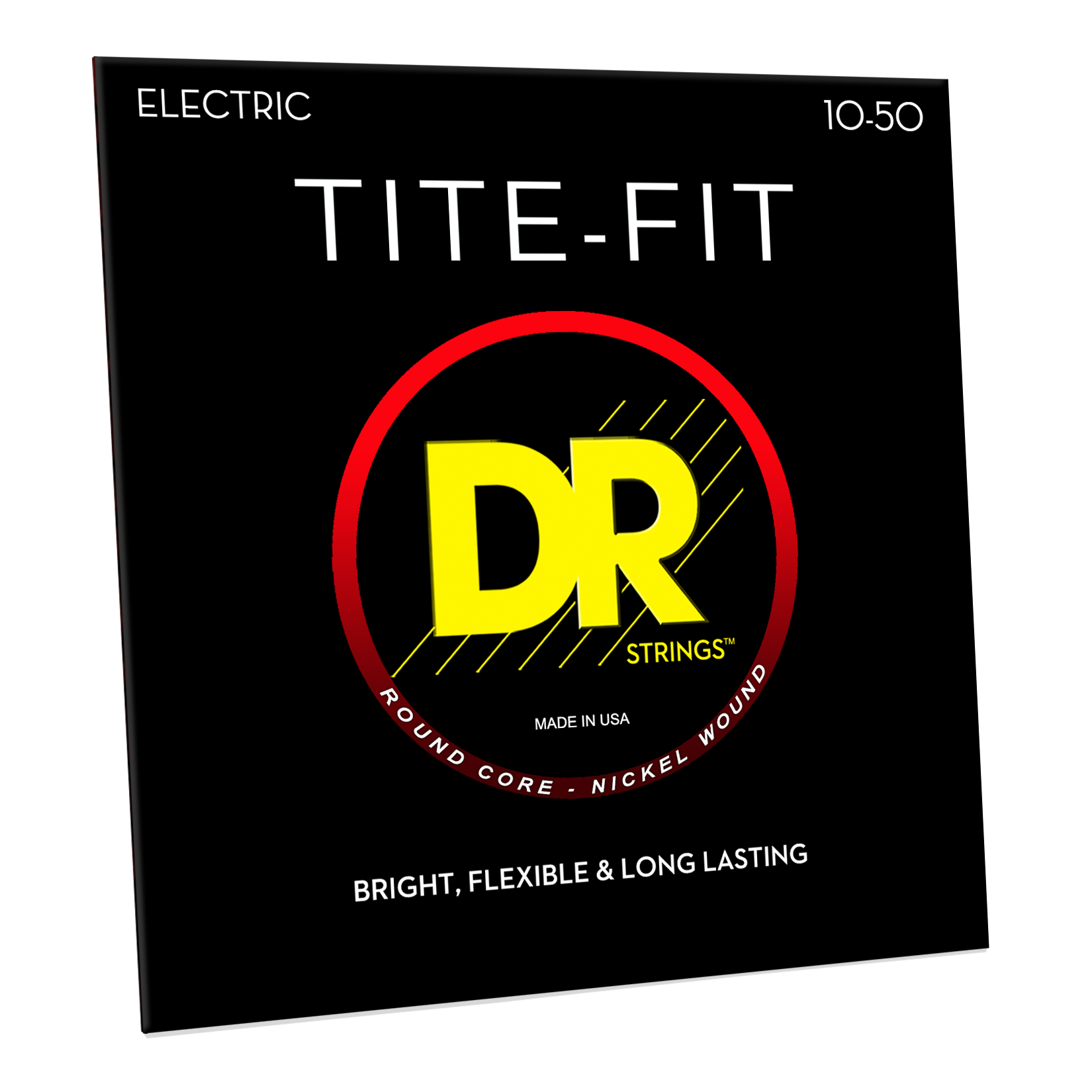 DR Strings DR TITE-FIT Nickel Plated Steel Electric Guitar String Set - 10-50 Medium-Heavy MH-10