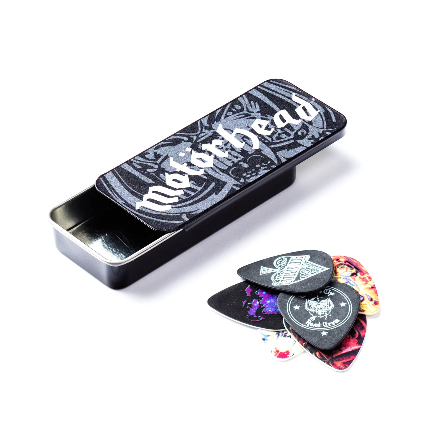 Jim Dunlop DUNLOP MOTORHEAD ALBUM ART .73mm PICK TIN GUITAR PICK REFILL BOX - MHPT03