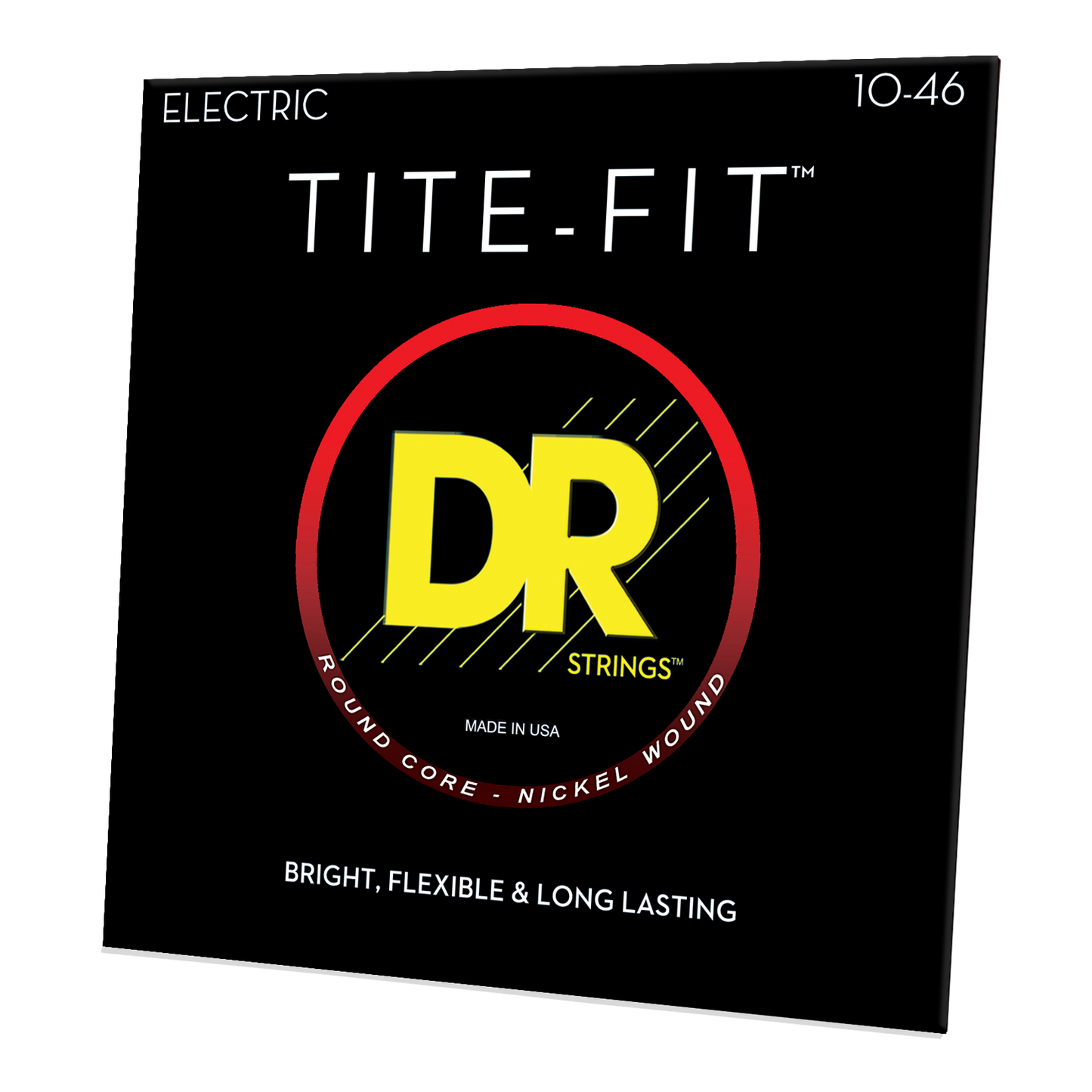 DR Strings DR TITE-FIT Nickel Plated Steel Electric Guitar String Set - 10-46 Medium MT-10