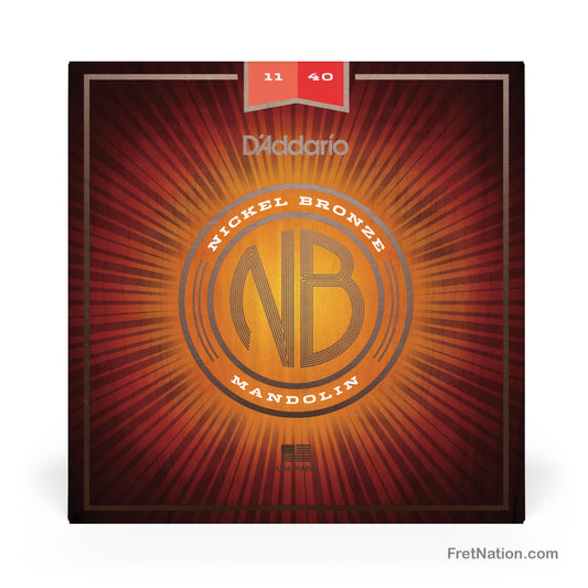 D'Addario D'Addario Nickel Bronze Mandolin String Set - 11-40 Medium NBM1140