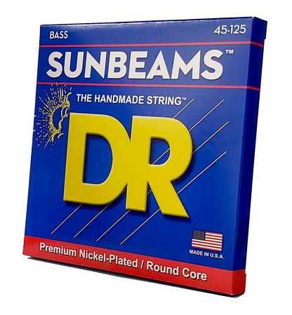 DR Strings DR Sunbeam Nickel Plated Steel Electric Bass Strings Long Scale Set - 5-String 45-125 Medium NMR5-45