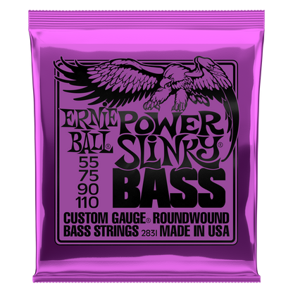 Ernie Ball Ernie Ball Slinky Nickel Wound Bass Strings Long Scale - 4-String 55-110 Power Slinky 2831