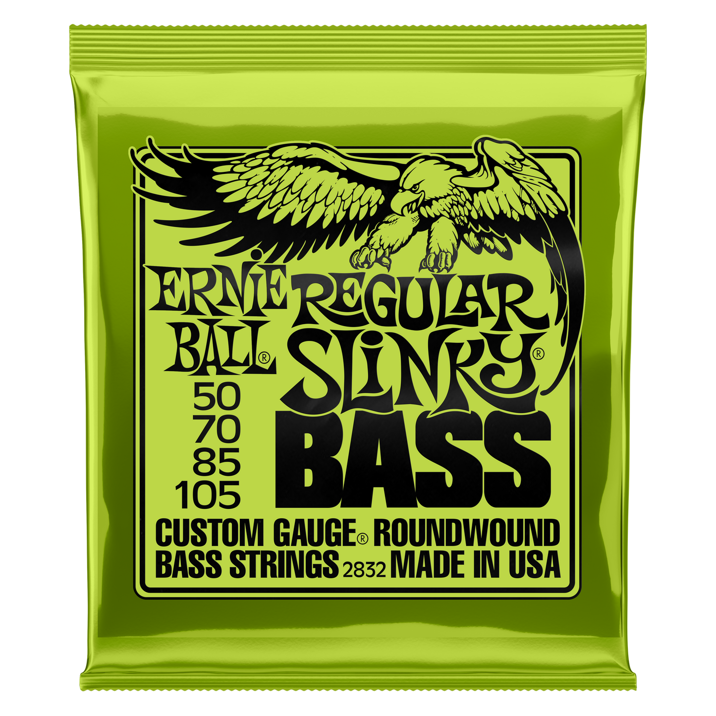 Ernie Ball Ernie Ball Slinky Nickel Wound Bass Strings Long Scale - 4-String 50-105 Regular Slinky 2832