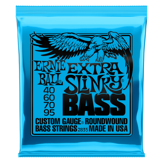 Ernie Ball Ernie Ball Slinky Nickel Wound Bass Strings Long Scale - 4-String 40-095 Extra Slinky 2835
