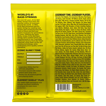 Ernie Ball Ernie Ball Slinky Nickel Wound Bass Strings Long Scale - 4-String 65-130 BEAD Beefy Slinky 2840