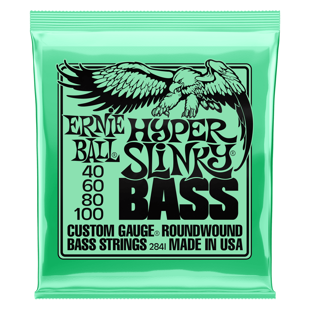 Ernie Ball Ernie Ball Slinky Nickel Wound Bass Strings Long Scale - 4-String 40-100 Hyper Slinky 2841