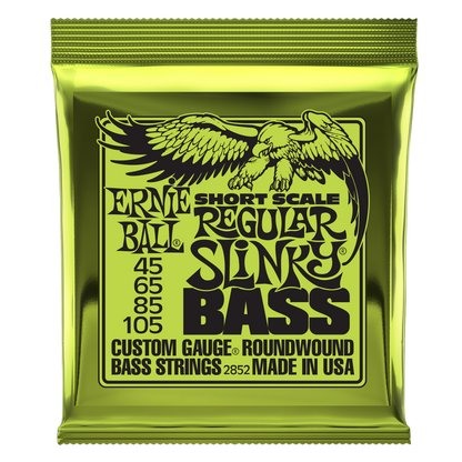 Ernie Ball Ernie Ball Slinky Nickel Wound Bass Strings Short Scale - 4-String 45-105 Regular Slinky 2852