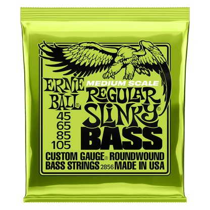 Ernie Ball Ernie Ball Slinky Nickel Wound Bass Strings Medium Scale - 4-String 45-105 Regular Slinky 2856