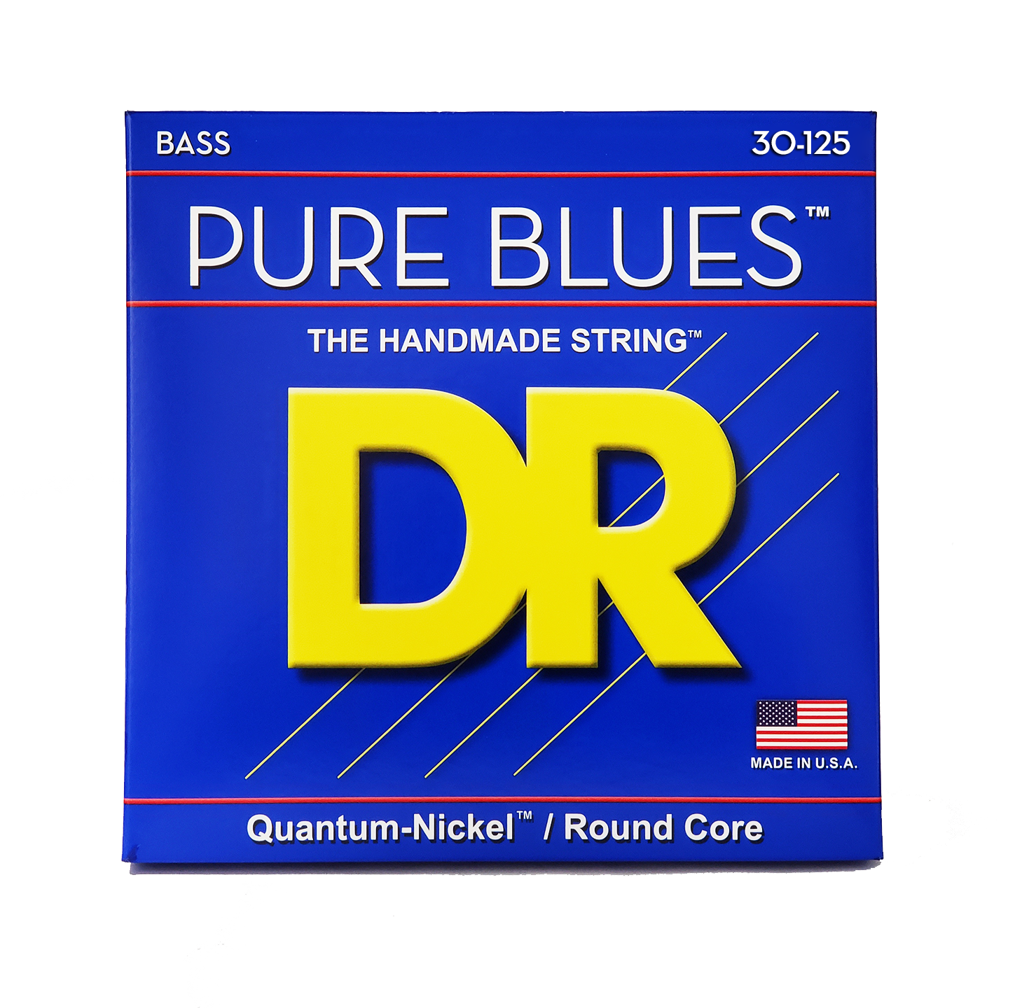 DR Strings DR Pure Blues Quantum-Nickel Electric Bass Strings Long Scale Set - 6-String 30-125 Medium PB6-30