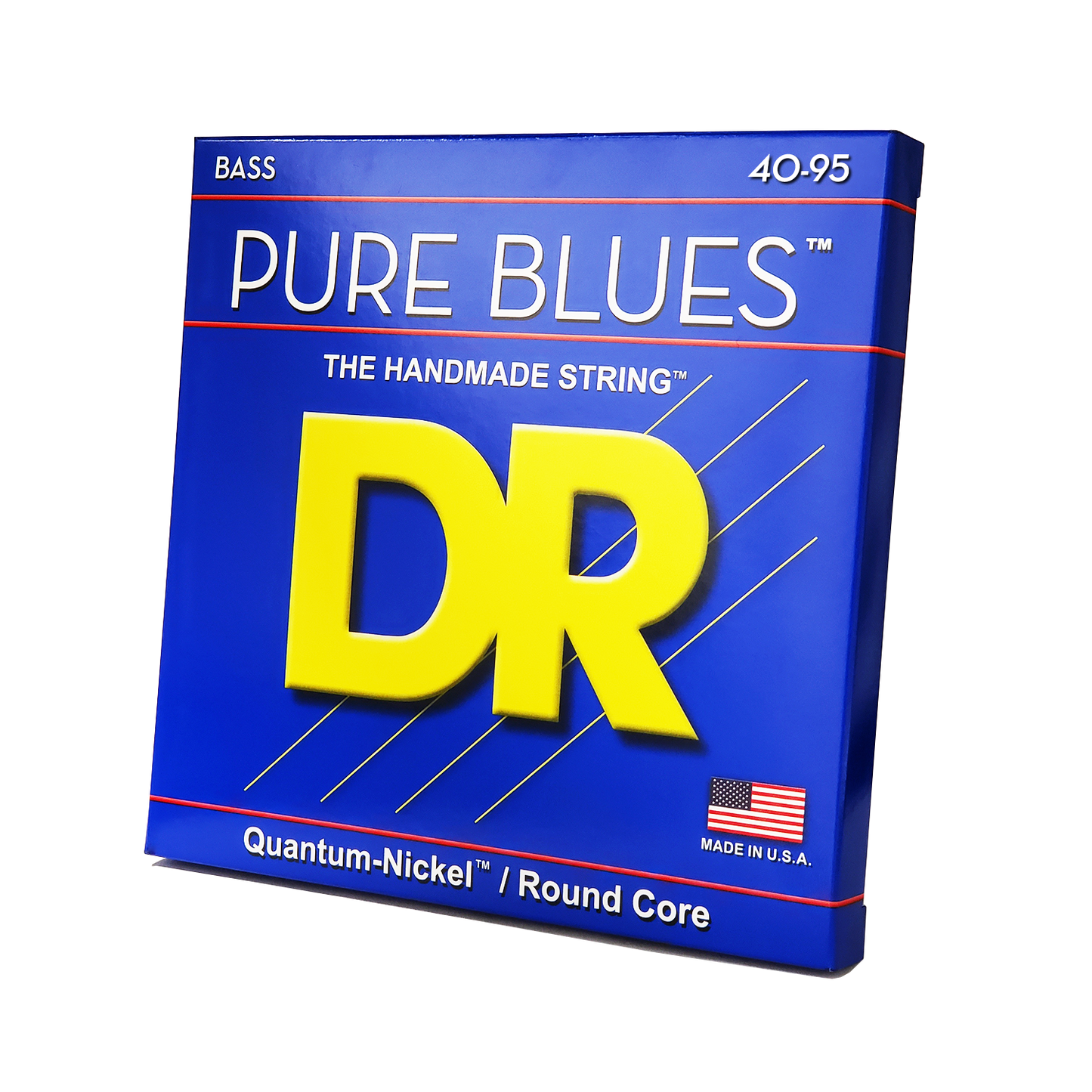 DR Strings DR Pure Blues Quantum-Nickel Electric Bass Strings Long Scale Set - 4-String 40-095 Victor Wooten Signature PBVW-40